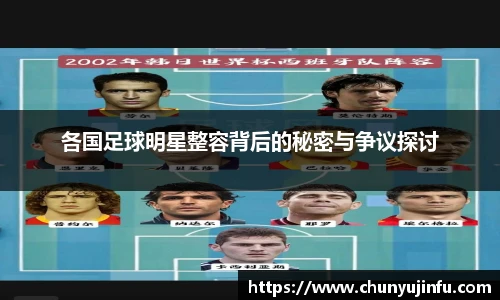 各国足球明星整容背后的秘密与争议探讨